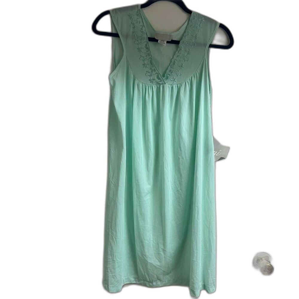 vintage y2k 2000s turquoise nightgown lingerie size small NEW with tags